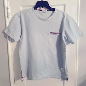 Preowned Thom Browne Logo Pocket T shirt sz 4|XL
